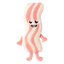 Kuscheltier für Hunde FuzzYard Meat Heads Kevin Bacon-Strip mit Quietscher