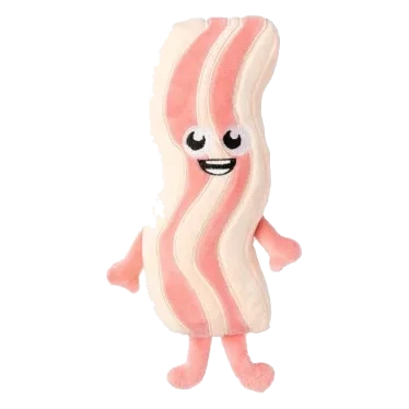 Kuscheltier für Hunde FuzzYard Meat Heads Kevin Bacon-Strip mit Quietscher