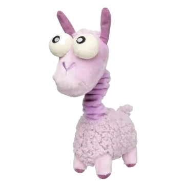 Kuscheltier für Hunde FuzzYard Neck Minnits Neckita Lama mit Stretchhals