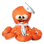 Plüsch-Hundespielzeug FuzzYard Octo-Pose Sailor Squiggles Krake mit Quietscher