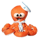 Plüsch-Hundespielzeug FuzzYard Octo-Pose Sailor Squiggles Krake mit Quietscher