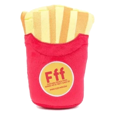 FuzzYard Pommes Plüschspielzeug für Hunde mit Quietscher