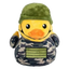 Plüsch-Hundespielzeug FuzzYard Commanduck Ente mit Quietscher