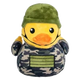 Plüsch-Hundespielzeug FuzzYard Commanduck Ente mit Quietscher