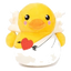 Plüsch-Hundespielzeug FuzzYard Cupid Duck Ente mit Quietscher