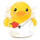 Plüsch-Hundespielzeug FuzzYard Cupid Duck Ente mit Quietscher