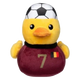 Plüschspielzeug für Hunde FuzzYard Fußball-Ente Belgien Nr. 7 mit Quietscher