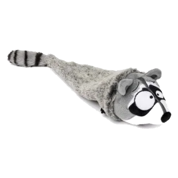 Plüsch-Hundespielzeug mit Quietscher FuzzYard The Yeetz Run Along Racoon
