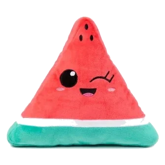 Plüsch-Hundespielzeug mit Quietscher FuzzYard Winky Wassermelone