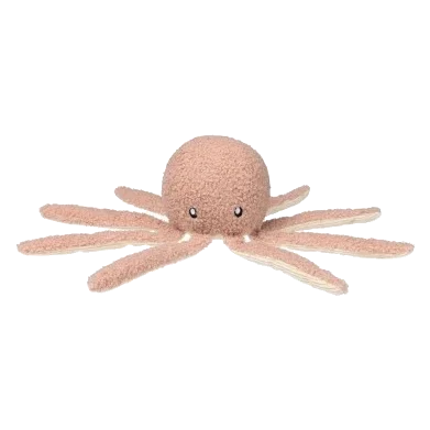 Kuscheltier Oktopus für Hunde FuzzYard Life Soft Blush