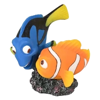 Clownfisch und Doktorfisch Aquarium Deko
