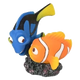 Clownfisch und Doktorfisch Aquarium Deko