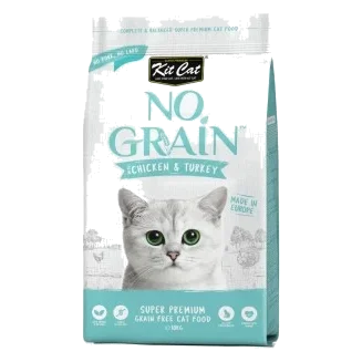 Getreidefreies Katzentrockenfutter Kit Cat No Grain Huhn & Truthahn, 10 kg