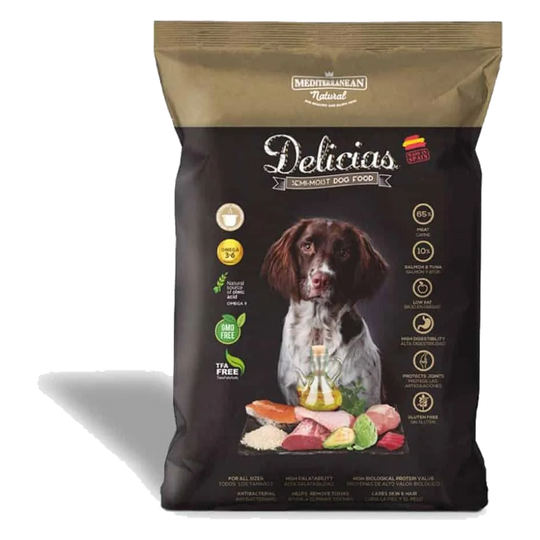 Mediterranean Natural Delicias halbfeuchtes Hundefutter 3 kg