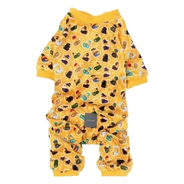 Hundeschlafanzug aus Fleece FuzzYard What The Duck Größe 6