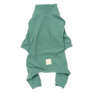 FuzzYard Life weicher Hundepyjama, Myrtle Green
