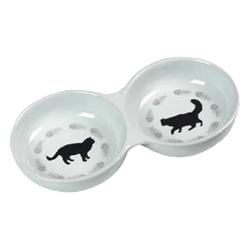 Doppelnapf für Katzen