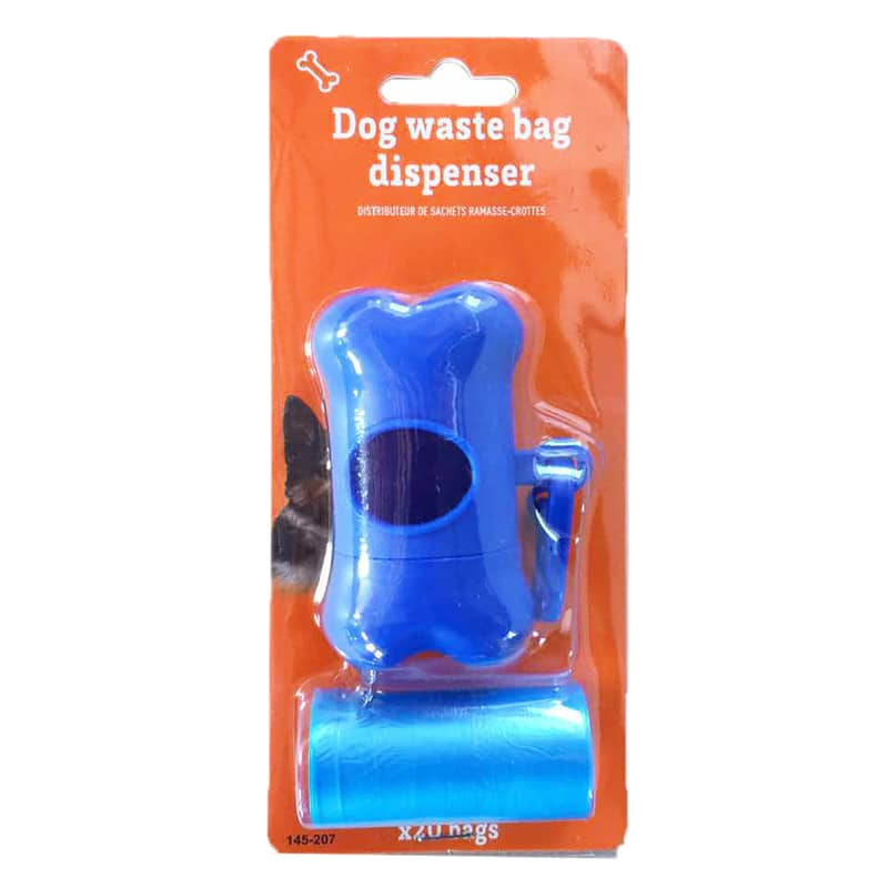 Kotbeutelspender in Blau