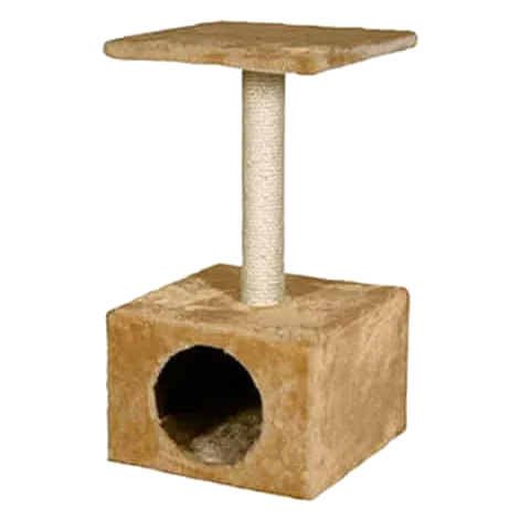 Kratzsäule in Beige für Katzen