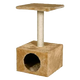 Kratzsäule in Beige für Katzen
