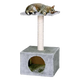 Kratzsäule in Grau für Katzen