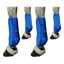 Blaue Sehnenschutz-Gamaschen für Pferde, 4er-Set