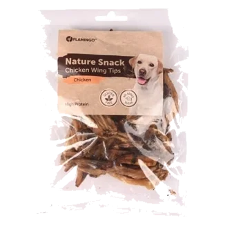 Flamingo Hähnchenflügelspitzen, natürlicher Hundesnack, 100 g