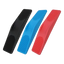 Rasqueta de silicona para caballos en rojo, azul y negro