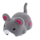 Ratón de peluche eléctrico que corre solo para gatos, gris - ZONLIDOOG