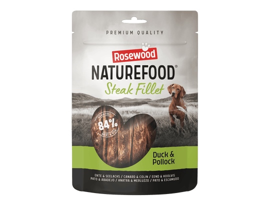 Rosewood Naturefood Steak Fillet Ente und Pollack, Beutel 100 g