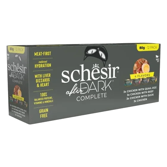 Schesir After Dark Mixpaket Filets für Katzen