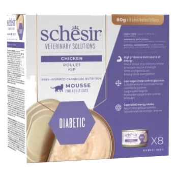 Schesir Diabetes Control Nassfutter Katze Mousse Huhn