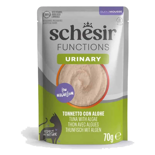 Schesir Functions Urinary Nassfutter Katze Thunfisch mit Algen, 70 g