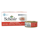 Schesir Nassfutter Katze Thunfisch mit Garnelen, 6 × 50 g, Multipack