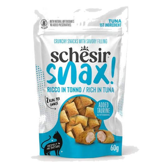 Schesir Snax Katzensnacks Thunfisch, 60 g