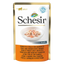 Schesir Nassfutter Katze Thunfisch und Huhn mit Garnelen, Beutel 50 g
