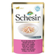 Schesir Nassfutter Katze Huhn mit Schinken, Beutel 50 g