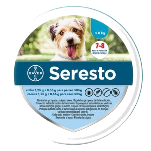Bayer Seresto Zeckenhalsband für Hunde bis 8 kg