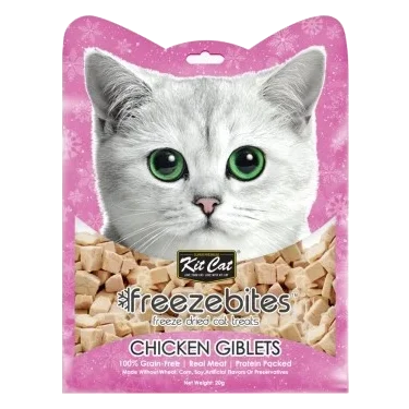 Kit Cat FreezeBites gefriergetrockneter Katzensnack Hühnerleber 20 g