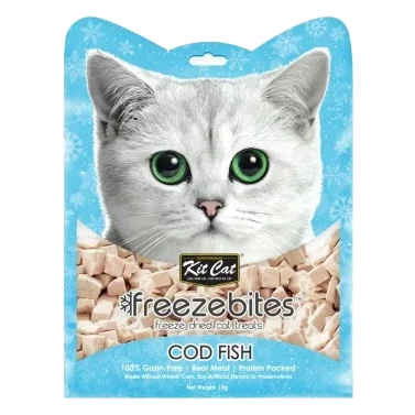 Kit Cat FreezeBites gefriergetrockneter Katzensnack Kabeljau 15 g