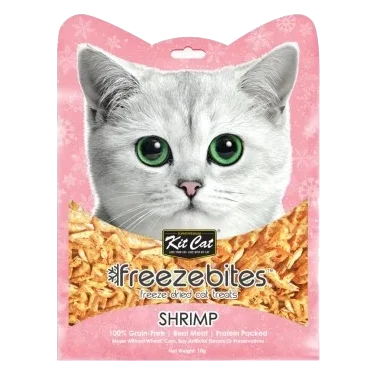 Kit Cat FreezeBites gefriergetrockneter Katzensnack Garnelen 10 g