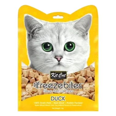 Kit Cat FreezeBites gefriergetrockneter Katzensnack Ente 15 g