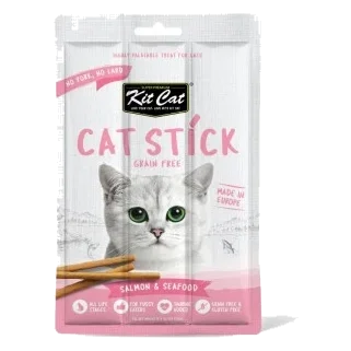 Katzensnack Kit Cat Cat Stick Lachs und Meeresfrüchte 15 g