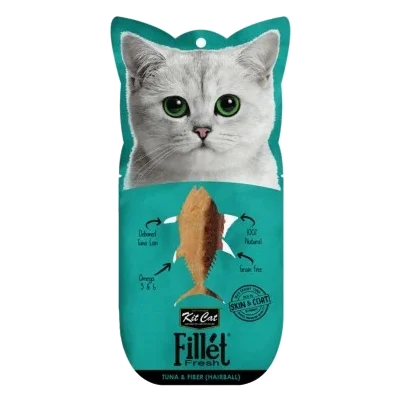 Katzensnack Kit Cat FilletFresh Thunfisch mit Ballaststoffen 30 g