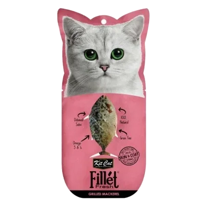 Katzensnack Kit Cat FilletFresh gegrillte Makrele 30 g