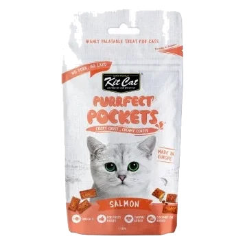 Katzensnacks Kit Cat Purrfect Pockets Lachs 60 g