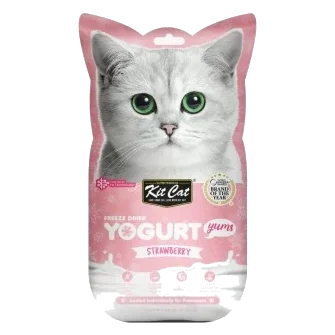 Katzensnacks Kit Cat Yogurt Yums Erdbeere 10 g