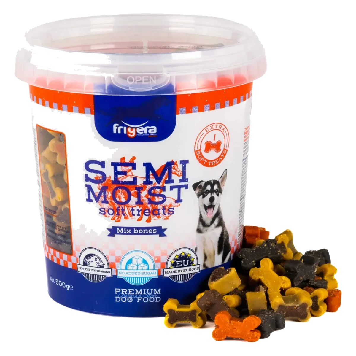 Halbfeuchter Hundesnack-Mix aus 9 Sorten, 165 g und 500 g