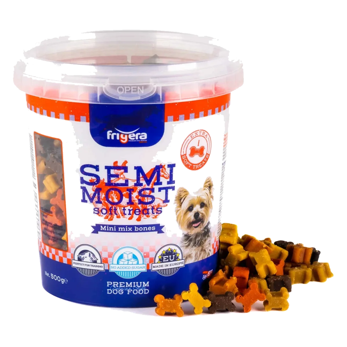 Halbfeuchte Mini-Knochen Hundesnacks, 165 g und 500 g
