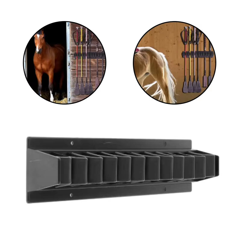 Soporte de pared para fustas, capacidad para 12 - vista 2
